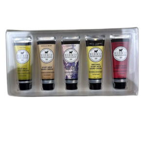 Dionis Goat Milk Hand Cream Gift Set, 5 Assorted Fragrances, Non-Greasy NEW